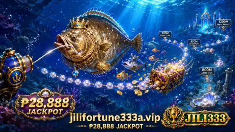 JILI333 fishing field with large targets remaining prominent as underwater traffic tightens around the lower cannon area